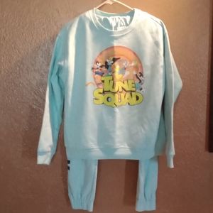 Girls Space Jam Sweat Outfit